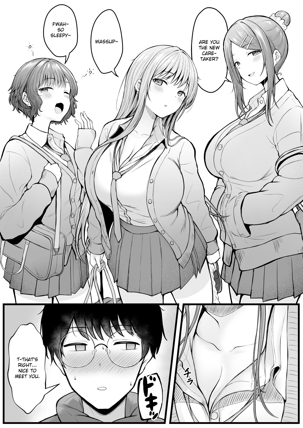 Hentai Manga Comic-As a female dormitory manager, I am being swayed by my gal dorm mates.-Read-3